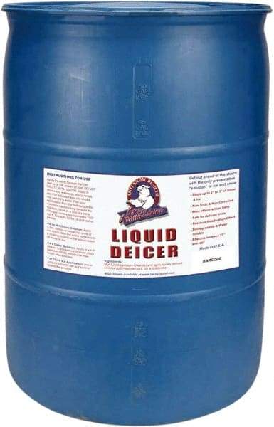 Bare Ground Solutions - 30 Gal Drum Sodium Chloride, Magnesium Chloride, Corn Derived Inhibitor Liquid - Effective to -20°F - Benchmark Tooling