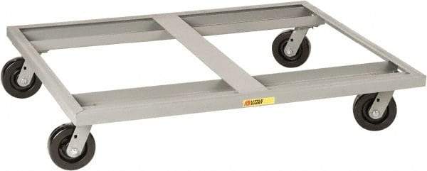 Little Giant - 3,600 Lb Capacity Steel Pallet Dolly - 48" Long x 40" Wide x 9" High, 6" Phenolic Wheels - Benchmark Tooling