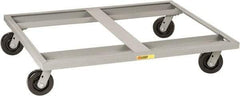 Little Giant - 3,600 Lb Capacity Steel Pallet Dolly - 48" Long x 40" Wide x 9" High, 6" Phenolic Wheels - Benchmark Tooling