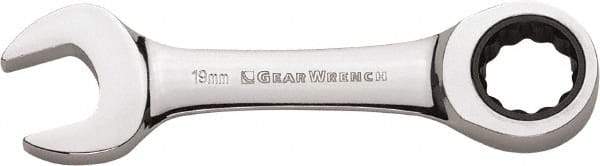 GearWrench - 10mm 12 Point Combination Wrench - Chrome Vanadium Steel, Full Polish Finish - Benchmark Tooling