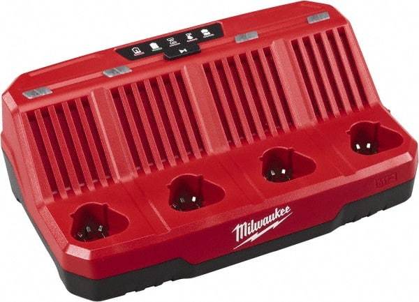 Milwaukee Tool - 12 Volt, 4 Battery Lithium-Ion Power Tool Charger - Benchmark Tooling