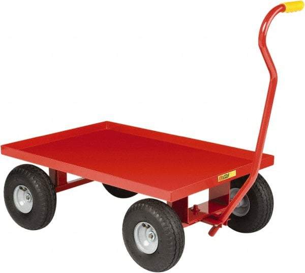 Little Giant - 1,200 Lb Capacity Steel Wagon Truck - Steel Deck, 24" OAW - Benchmark Tooling