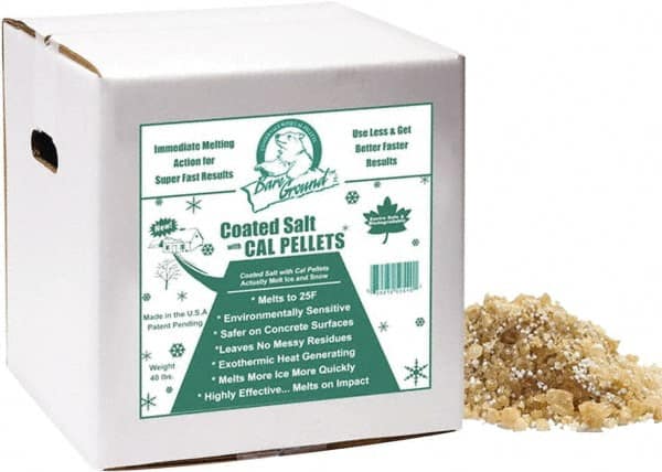 Bare Ground Solutions - 40 Lb Box Calcium Chloride Granules - Effective to -20°F - Benchmark Tooling