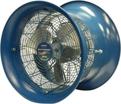 Patterson Fan - 14" Blade, 1/4 hp, 2,600 CFM, Industrial Circulation Fan - Suspension, 208-230/460 Volts, 1.5-1.4/.7 Amps, 1 Speed - Benchmark Tooling