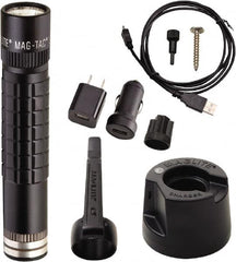 Mag-Lite - LED Bulb, Industrial/Tactical Flashlight - Black Aluminum Body, 1 Li-FeP04 Battery Included - Benchmark Tooling