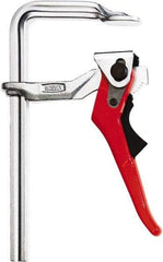 Bessey - 8" Capacity, 4" Throat Depth Steel (Profiled Rail) Bar Clamp - 600 Lb Clamping Pressure, 11" OAL - Benchmark Tooling