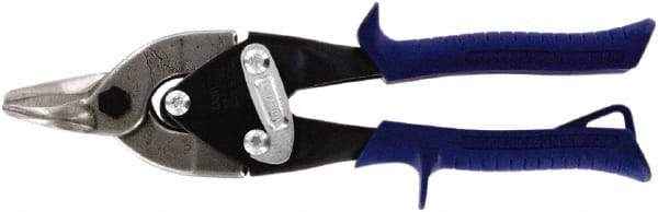 Midwest Snips - 7/8" Length of Cut, Straight Pattern Aviation Snip - 9" OAL, 16 AWG Steel Capacity - Benchmark Tooling