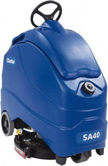 Clarke - 20" Cleaning Width, Battery Powered Floor Scrubber - 0.66 hp, 140 RPM, 12 Gal Tank Capacity, Series SA40 - Benchmark Tooling