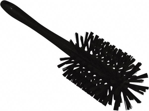 Vikan - 3-1/2" Diam Polyester Bottle Brush - 17" OAL, 6-1/4" Head Length, Polypropylene Handle - Benchmark Tooling