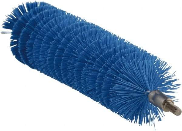 Vikan - 1.6" Diam Polyester Tube Brush - 8" OAL, Stainless Steel Handle - Benchmark Tooling