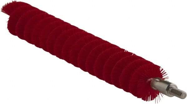 Vikan - 0.8" Diam Polyester Tube Brush - 7-1/2" OAL, 7" Head Length, Stainless Steel Handle - Benchmark Tooling