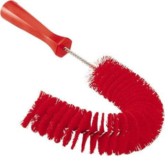 Vikan - 2-1/4" Diam Polyester Hook Brush - 15-1/2" OAL, 6-1/2" Head Length, Polypropylene Handle - Benchmark Tooling