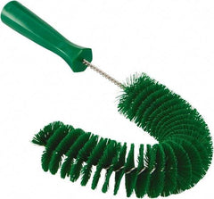 Vikan - 2-1/4" Diam Polyester Hook Brush - 15-1/2" OAL, 6-1/2" Head Length, Polypropylene Handle - Benchmark Tooling