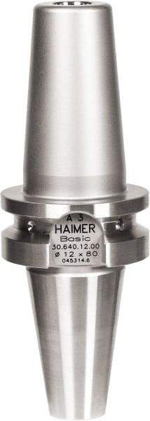 HAIMER - 4mm Hole Diam, BT30 Taper Shank Shrink Fit Tool Holder & Adapter - 3" Projection, 10mm Nose Diam, 12mm Clamping Depth, 25,000 RPM - Exact Industrial Supply