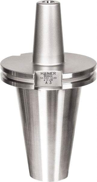 HAIMER - 25mm Hole Diam, SK50 Taper Shank Shrink Fit Tool Holder & Adapter - 3" Projection, 44mm Nose Diam, 58mm Clamping Depth, 25,000 RPM - Exact Industrial Supply