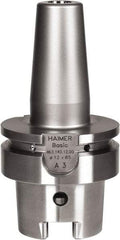 HAIMER - 4mm Hole Diam, HSK63A Taper Shank Shrink Fit Tool Holder & Adapter - 3" Projection, 10mm Nose Diam, 12mm Clamping Depth, 25,000 RPM - Exact Industrial Supply