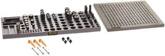 Renishaw - M8, CMM Magnetic & Clamping Kit - Use with CMM Fixtures, Includes 47Pc. Component Set, 300x300mm Plate - Benchmark Tooling