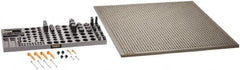 Renishaw - M6, CMM Clamping Kit - Use with CMM Fixtures, Includes 44Pc. Component Set, 600x600mm Plate - Benchmark Tooling