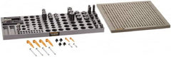 Renishaw - M6, CMM Clamping Kit - Use with CMM Fixtures, Includes 44Pc. Component Set, 300x300mm Plate - Benchmark Tooling