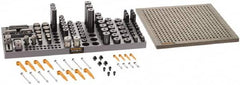 Renishaw - M6, CMM Magnetic & Clamping Kit - Use with CMM Fixtures, Includes 112Pc. Component Set, 300x300mm Plate - Benchmark Tooling