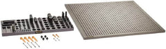 Renishaw - M8, CMM Clamping Kit - Use with CMM Fixtures, Includes 43Pc. Component Set, 600x600mm Plate - Benchmark Tooling