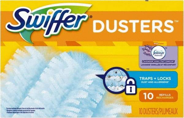 Swiffer - 6" Long Fiber Duster - 6" OAL, Light Blue - Benchmark Tooling