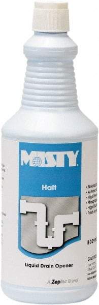 Misty - 32 oz Liquid Drain Cleaner - Unscented, Bottle - Benchmark Tooling