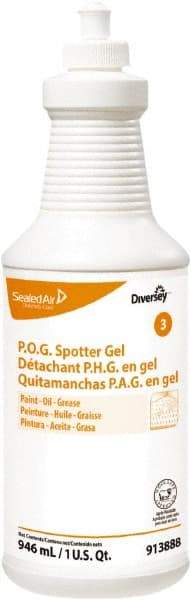 Diversey - 32 oz Squeeze Bottle Carpet/Fabric Stain & Spot Remover - Use on Paints, Oils & Grease - Benchmark Tooling