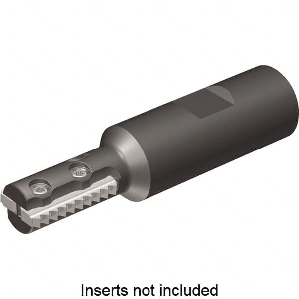 Kennametal - 0.59" Cut Diam, 1.18" Max Depth of Cut, 3/4" Shank Diam, Indexable Thread Mill - Insert Style TM24, 24mm Insert Size, 1 Insert, Toolholder Style TM24, 3.39" OAL - Benchmark Tooling