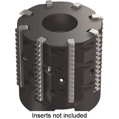 Kennametal - 44mm Cut Diam, 40mm Max Hole Depth, 22mm Arbor Hole Diam, Indexable Thread Mill - Insert Style TM25, 25mm Insert Size, 6 Inserts, Toolholder Style TMS25, 38mm OAL - Benchmark Tooling