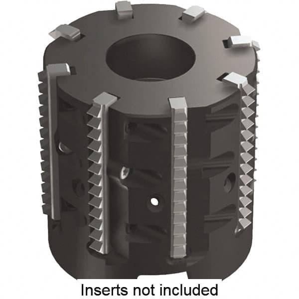 Kennametal - 1.538" Cut Diam, 1.26" Max Depth of Cut, 1/2" Arbor Hole Diam, Indexable Thread Mill - Insert Style TM25, 25mm Insert Size, 5 Inserts, Toolholder Style TMST25, 1.26" OAL - Benchmark Tooling