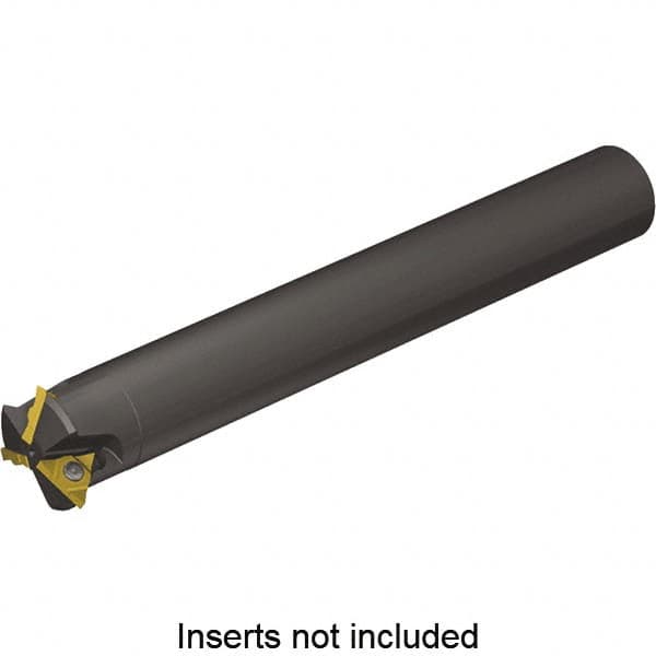 Kennametal - 1.22" Cut Diam, 4.73" Max Depth of Cut, 1" Shank Diam, Indexable Thread Mill - Insert Style KTM11, 11mm Insert Size, 4 Inserts, Toolholder Style KTMD, 7.7" OAL - Benchmark Tooling