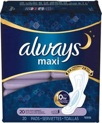 Always - Folded Sanitary Napkins - Extra Heavy Protection, Overnight, Up to 8 Hour Absorbency - Benchmark Tooling