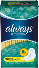 Always - Folded Sanitary Napkins - Regular Absorbency, Up to 8 Hours LeakGuard Protection - Benchmark Tooling