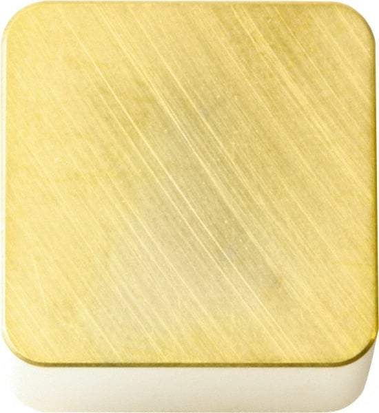 Kyocera - SNG454 Grade A66N Ceramic Turning Insert - TiN Finish, 90° Square, 1/2" Inscr Circle, 5/16" Thick, 1/16" Corner Radius - Benchmark Tooling