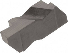 Kyocera - 3156KCG Grade A65, 5/32" Cutting Width Ceramic Grooving Insert - 0.15" Max Depth of Cut, Right Hand, 0.008" Corner Radius, Al2O3/TiC3 Finish - Benchmark Tooling