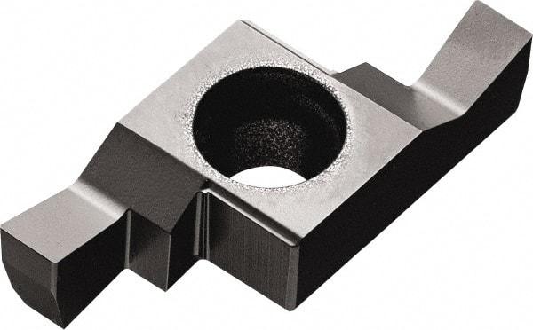 Kyocera - 200GE D Grade TN6020, 2mm Cutting Width Cermet Grooving Insert - 3.2mm Max Depth of Cut, Right Hand, 0.1mm Corner Radius, TiCN Finish - Benchmark Tooling