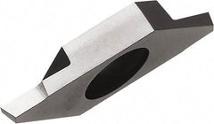 Kyocera - TKF PR1535 Grade, 0.0394" Cutting Width, Carbide Cutoff Insert - 20° Right Hand Lead Angle," Cnr Rad, Megacoat Nano Coated - Benchmark Tooling
