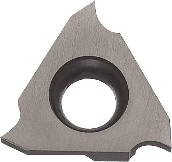 Kyocera - 32TGF Grade PR1215, 1/16" Cutting Width Carbide Grooving Insert - 0.078" Max Depth of Cut, Right Hand, 0.004" Corner Radius, Megacoat Finish - Benchmark Tooling