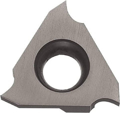 Kyocera - 32TGF Grade PR1215, 0.047" Cutting Width Carbide Grooving Insert - 0.078" Max Depth of Cut, Left Hand, 0.004" Corner Radius, Megacoat Finish - Benchmark Tooling