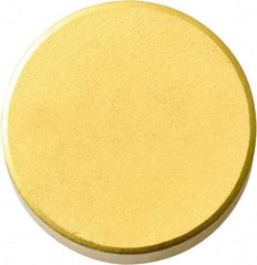 Kyocera - RNM42 Grade KBN900 CBN Turning Insert - TiN Finish, Round, 1/2" Inscr Circle, 1/8" Thick - Benchmark Tooling