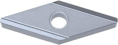 Kyocera - VNGG331 Grade KW10 Carbide Turning Insert - Uncoated, 35° Diamond, 3/8" Inscr Circle, 3/16" Thick, 1/64" Corner Radius - Benchmark Tooling