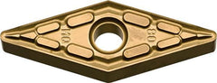 Kyocera - VNMG331 MQ Grade SW05 Carbide Turning Insert - Uncoated, 35° Diamond, 3/8" Inscr Circle, 3/16" Thick, 1/64" Corner Radius - Benchmark Tooling