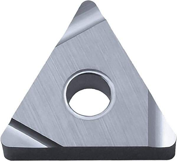 Kyocera - TNGG330.5 S Grade PV720 Cermet Turning Insert - TiCN (Megacoat Nano) Finish, 60° Triangle, 3/8" Inscr Circle, 3/16" Thick, 0.008" Corner Radius - Benchmark Tooling