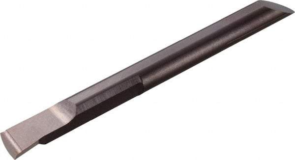 Kyocera - 4.5mm Min Bore Diam, 20mm Max Bore Depth, 4mm Shank Diam, Boring Bar - 0.00315" Corner Radius, Right Hand Cut, Solid Carbide - Exact Industrial Supply