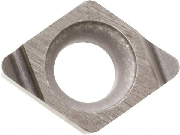 Kyocera - JCGT110902 F Grade KW10 Carbide Turning Insert - Uncoated, 70° Diamond, 3.5052mm Inscr Circle, 1.397mm Thick, 0.004" Corner Radius - Benchmark Tooling