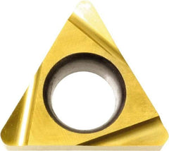 Kyocera - TBGT1.210.2 Grade KW10 Carbide Turning Insert - Uncoated, 60° Triangle, 5/32" Inscr Circle, 1/16" Thick, 0.004" Corner Radius - Benchmark Tooling