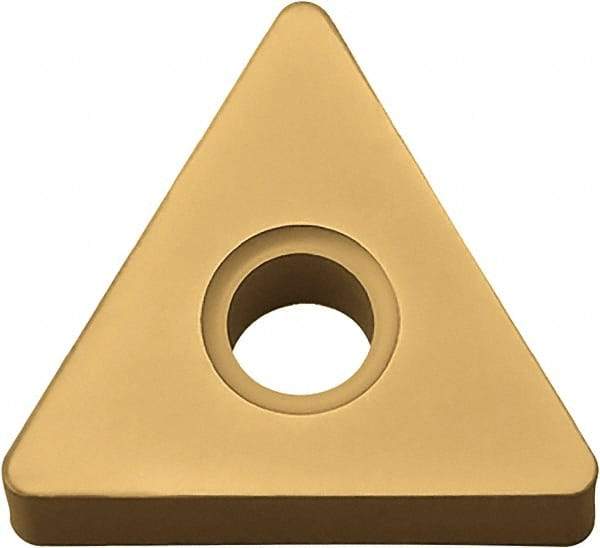 Kyocera - TNGA332 Grade KW10 Carbide Turning Insert - Uncoated, 60° Triangle, 3/8" Inscr Circle, 3/16" Thick, 1/32" Corner Radius - Benchmark Tooling