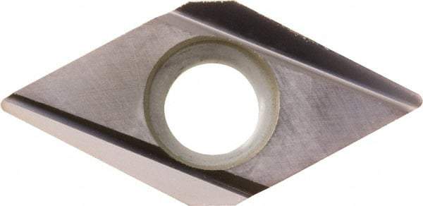 Kyocera - DCGT32.50.2 J Grade PR1225 Carbide Turning Insert - Megacoat Finish, 55° Diamond, 3/8" Inscr Circle, 5/32" Thick, 0.004" Corner Radius - Benchmark Tooling