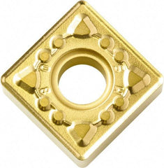 Kyocera - SNMG433 MS Grade CA6525 Carbide Turning Insert - TiCN/Al2O3/TiN Finish, 90° Square, 1/2" Inscr Circle, 3/16" Thick, 3/64" Corner Radius - Benchmark Tooling